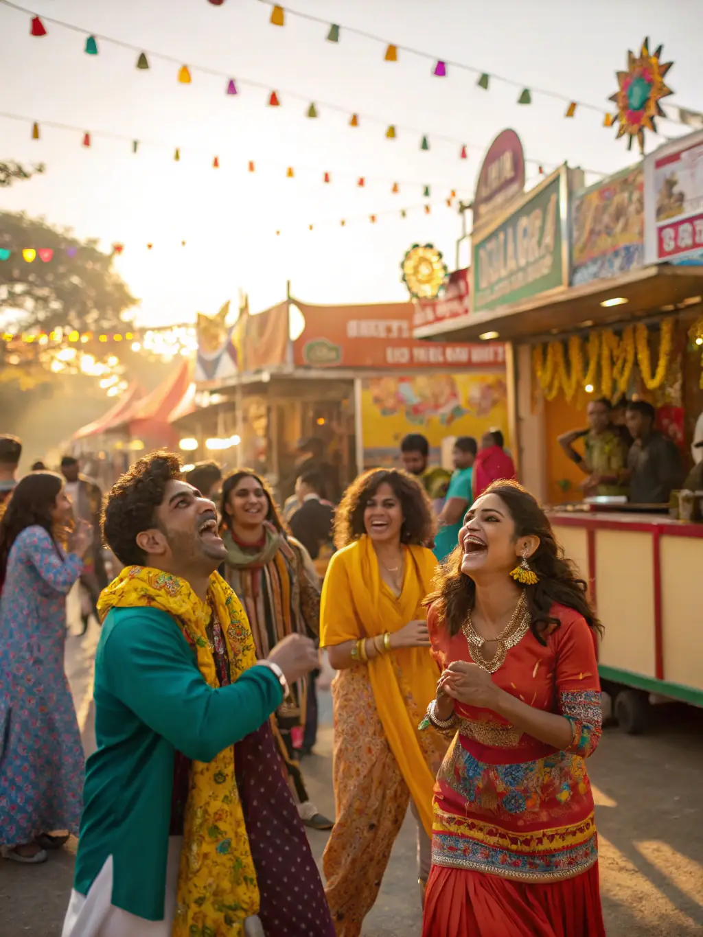 A vibrant image of a cultural event at La Veillée au Fournil, featuring traditional music, dance, and local food, celebrating the region's heritage.